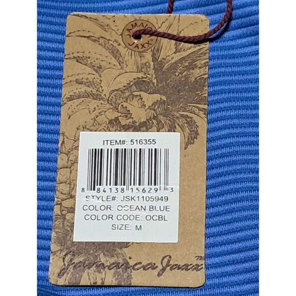 Jamaica Jaxx Mens Size M Shirt Polo Striped NWT Modal - Picture 8 of 10